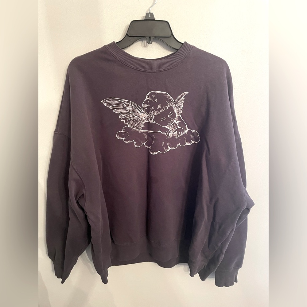 PacSun Angel Crewneck Sweater